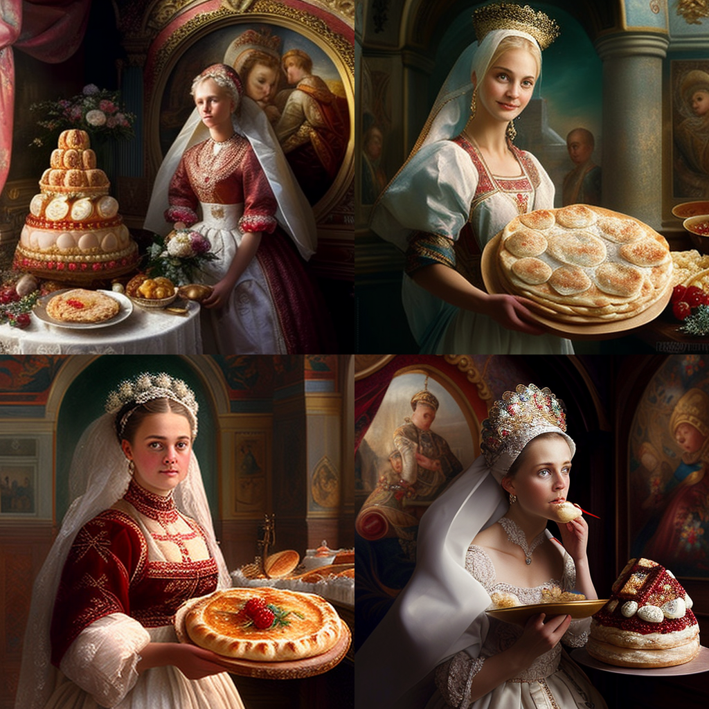 Девушки с выпечкой